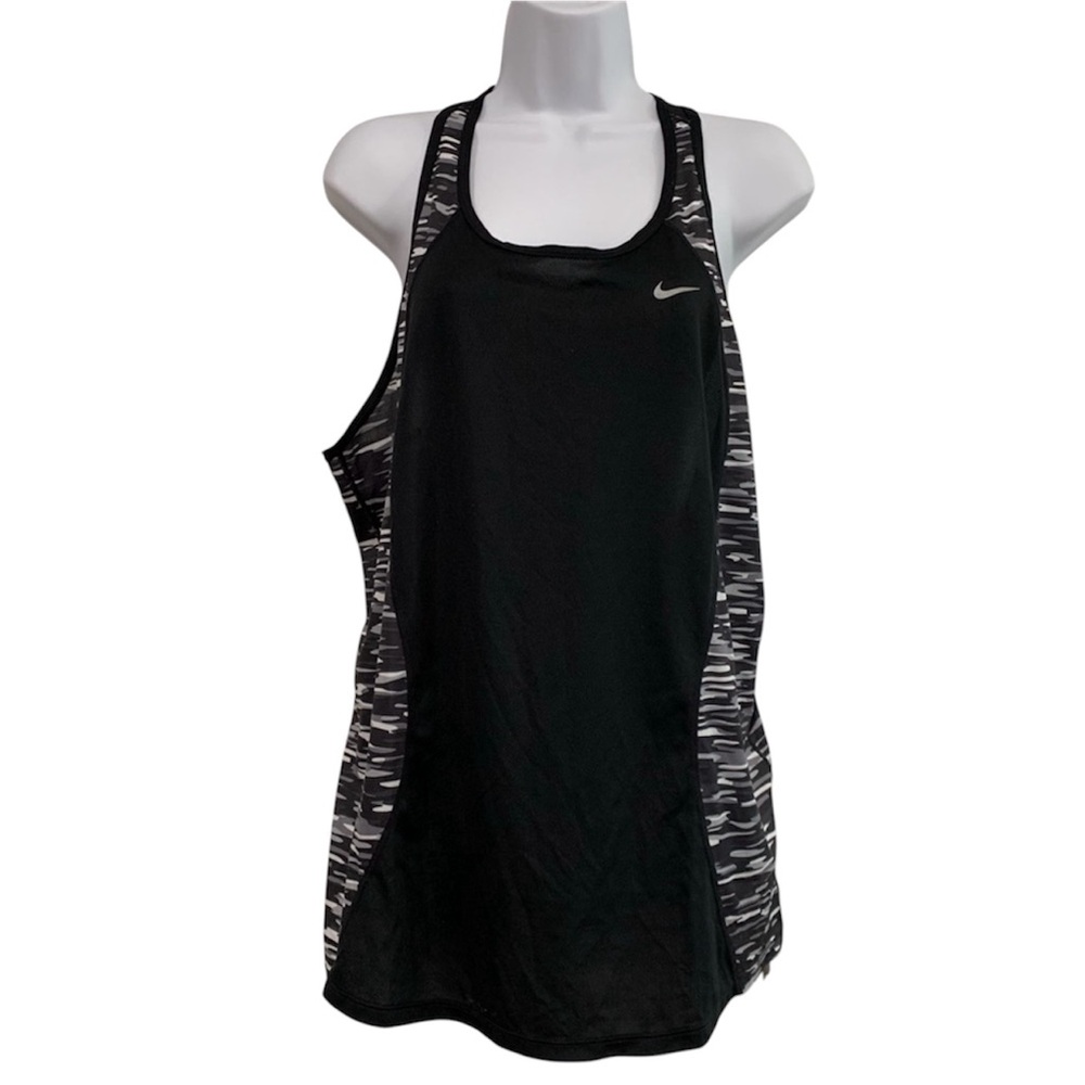 Nike Dri-Fit Racerback Athletic Running Camo Tank Top